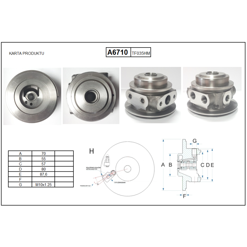 KORPUS TS A6710 TF035HM
