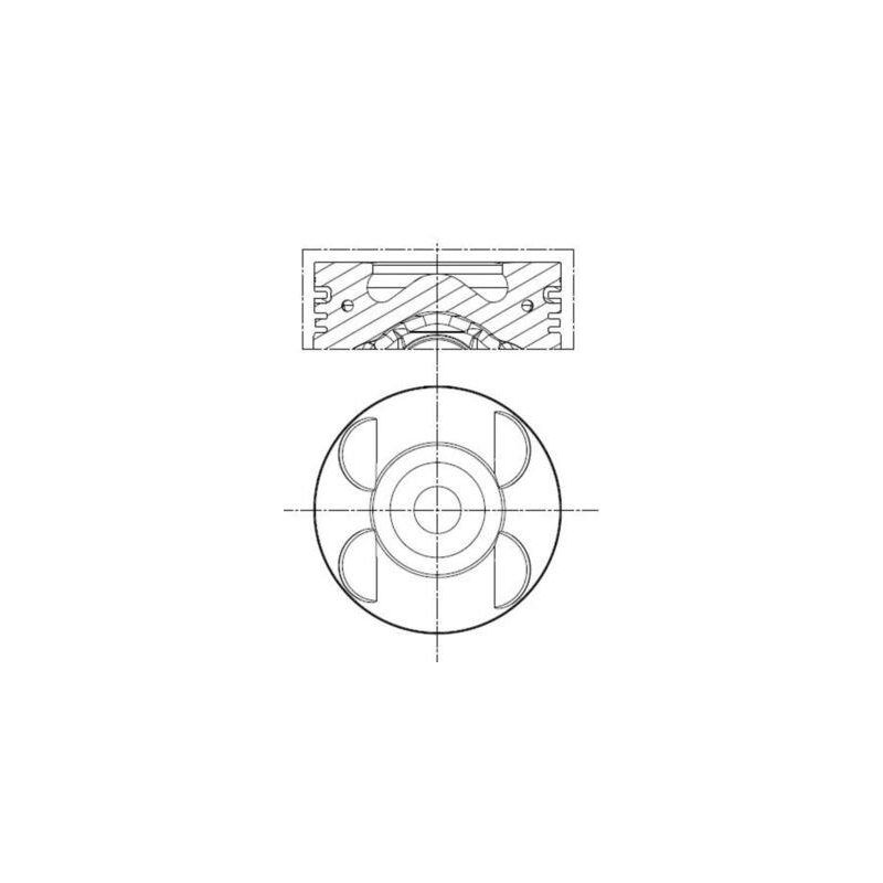 TŁOK MAHLE 001PI00105000 STD MERCEDES 2.2CDI 06-