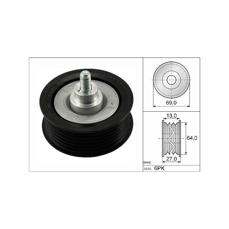 NAPINACZ PASKA INA 532047710 PSA 2.2HDI 06-19