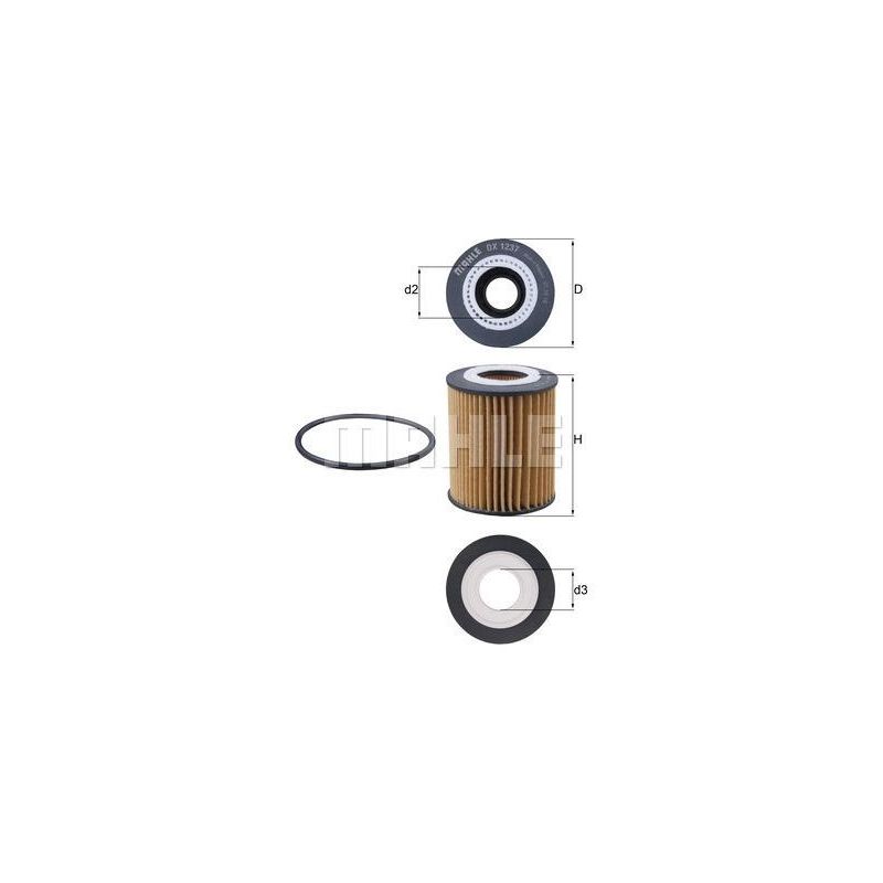 FILTR OLEJU KNEHT OX1237D PSA 1.5 17-