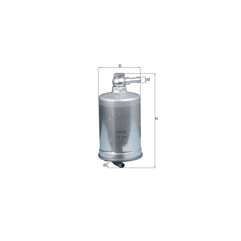 FILTR PALIWA KNEHT KL599 ILTR.PL VW 2.7-3.0TDI 04-