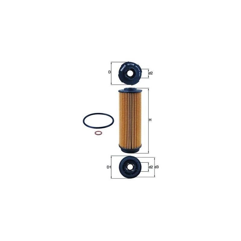 FILTR OLEJU KNEHT OX1146D BMW 3.00 14-
