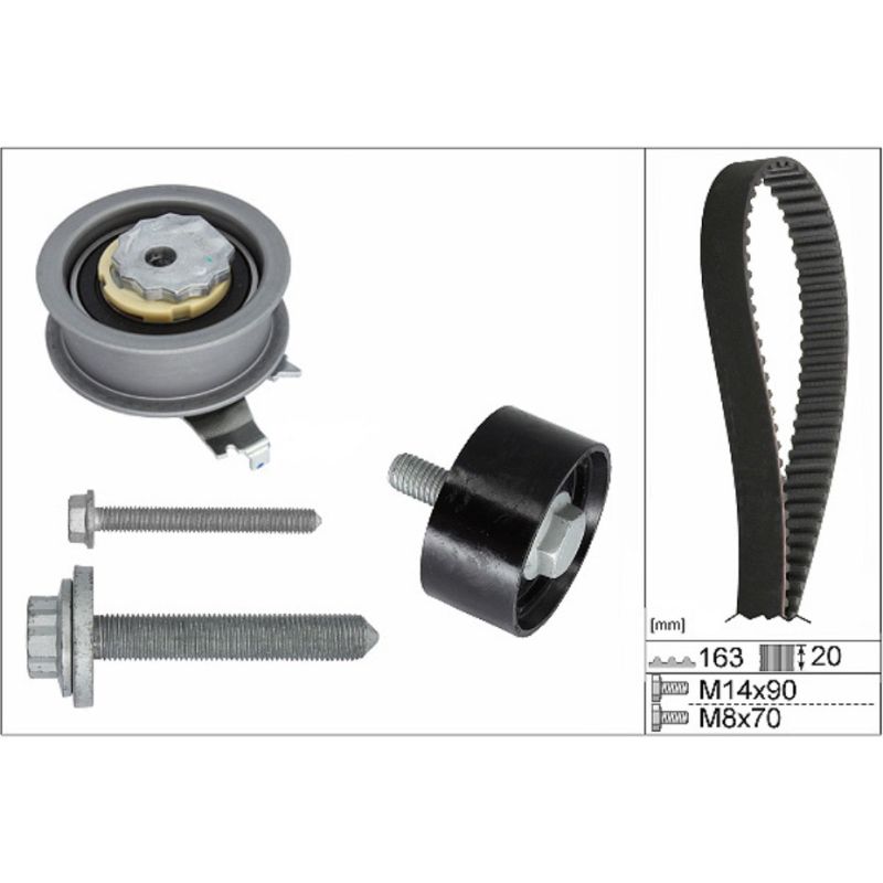 KOMPLET ROZRZĄDU INA 530071110 VW 1.5 17-