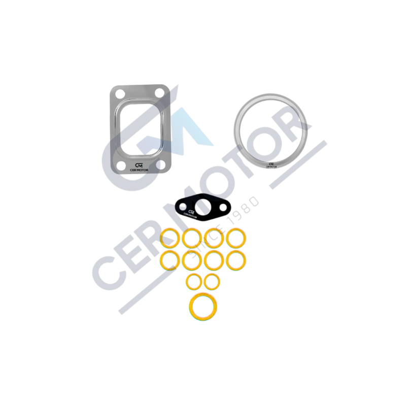 KOMPLET USZCZELEK TURBOSPRĘŻARKI CER A10255 FIAT 2.3-3.0TD 06-