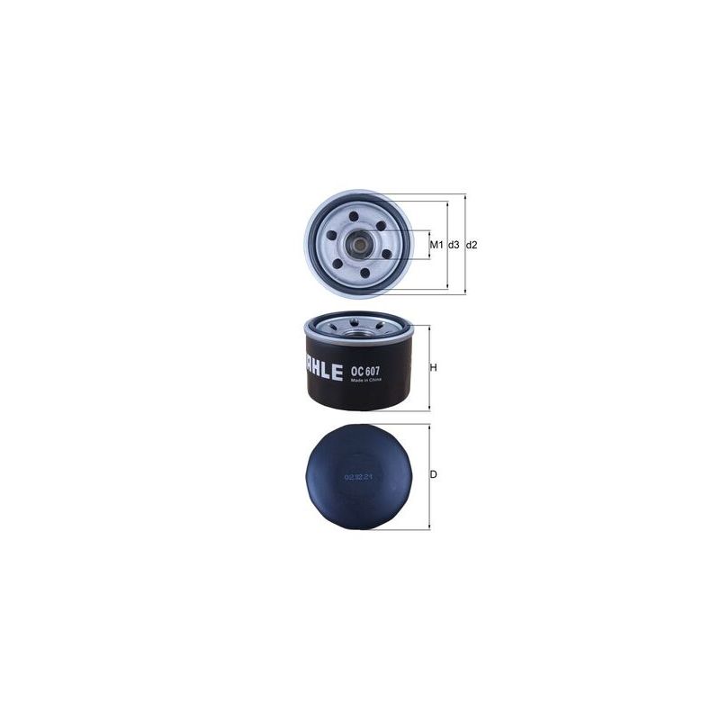 FILTR OLEJU KNEHT OC607 SMART 1.0 07-