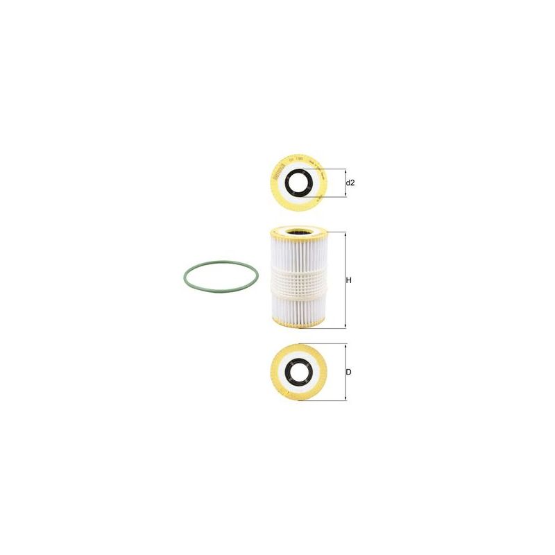 FILTR OLEJU KNEHT OX1185D VW 3.0 08-