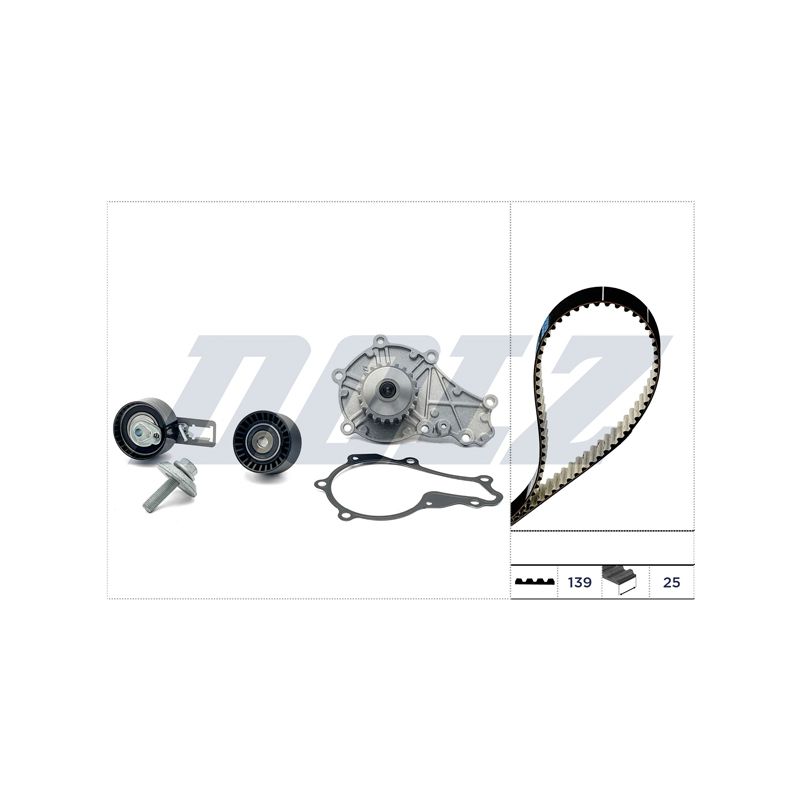 KOMPLET ROZRZĄDU DOLZ KD160 PSA 1.4D 09-