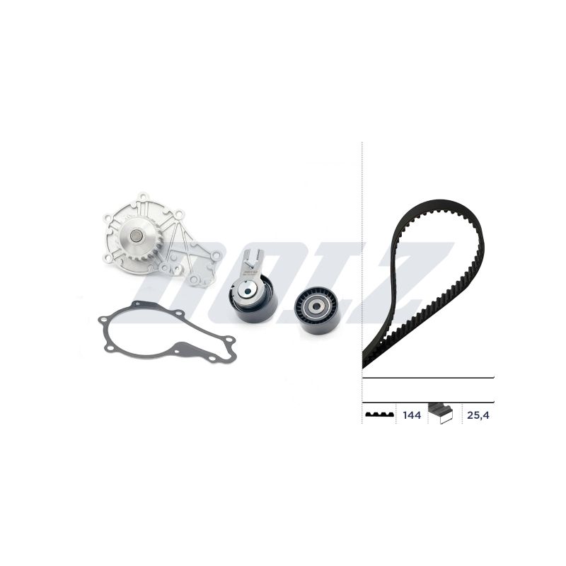 KOMPLET ROZRZĄDU DOLZ KD015 PSA 1.4D 01-