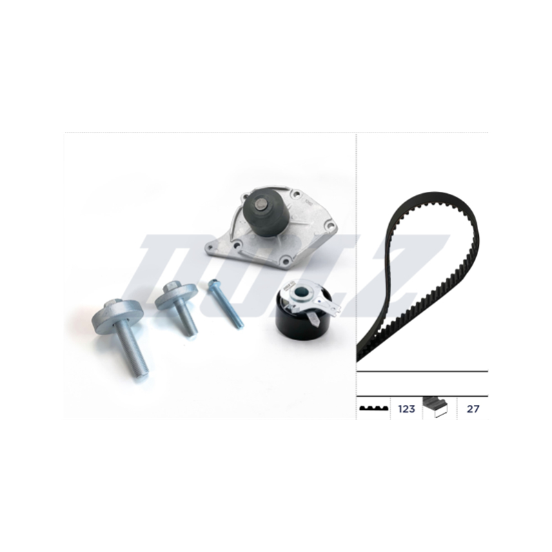 KOMPLET ROZRZĄDU DOLZ KD003 RENAULT 1.5DCi 01-