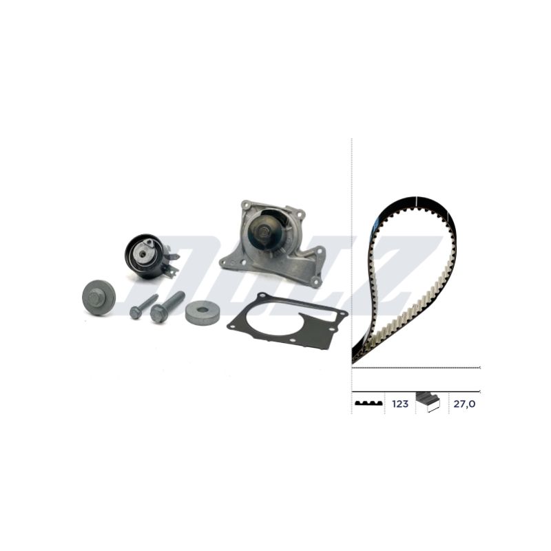 KOMPLET ROZRZĄDU DOLZ KD103 RENAULT 1.5DCi 08-