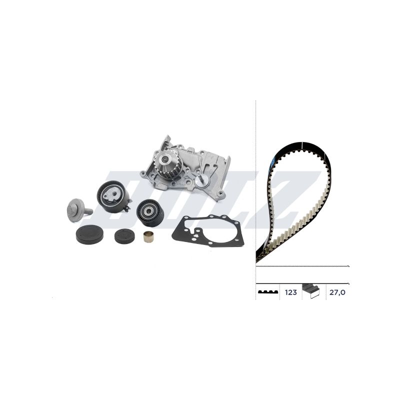 KOMPLET ROZRZĄDU DOLZ KD073 RENAULT 1.6 02-