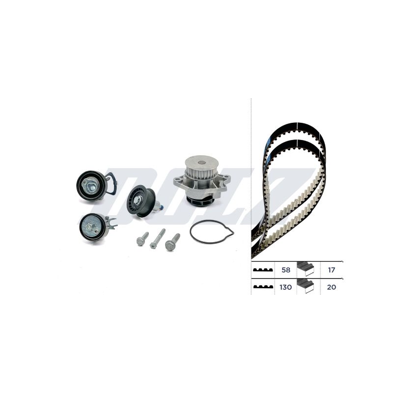 KOMPLET ROZRZĄDU DOLZ KD080 VW 1.4 96-