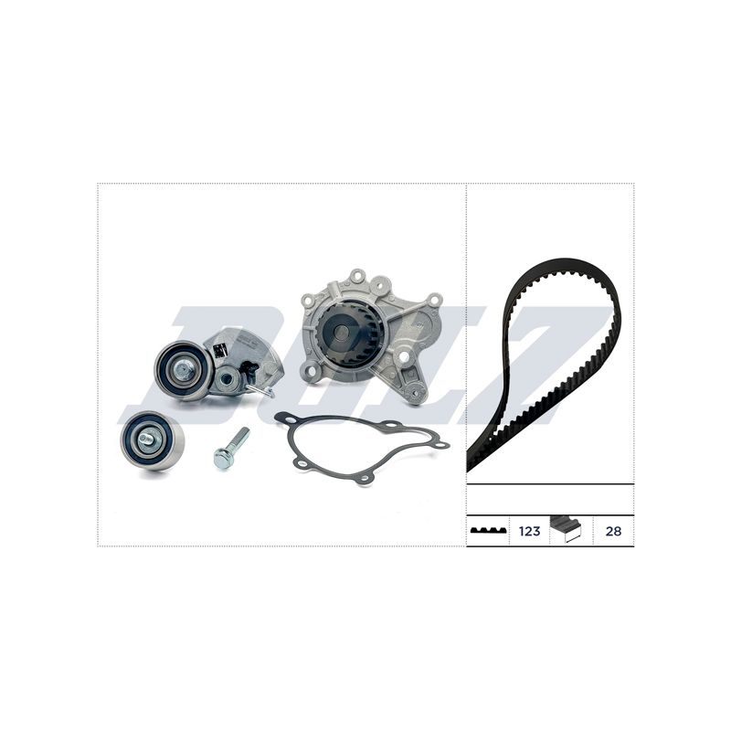 KOMPLET ROZRZĄDU DOLZ KD183 HYUNDAI 1.5-2.2D 01-