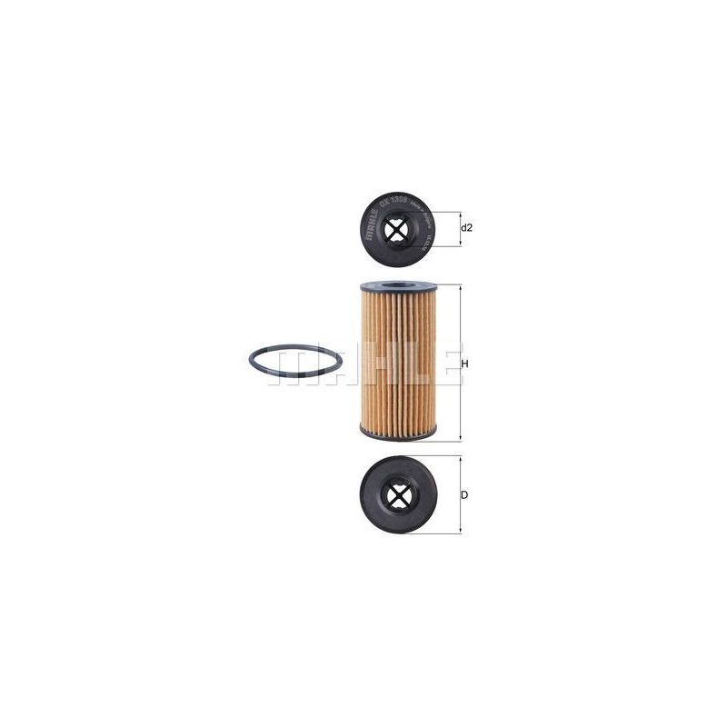 FILTR OLEJU KNEHT OX1308D RENAULT 1.5-2.0 19-