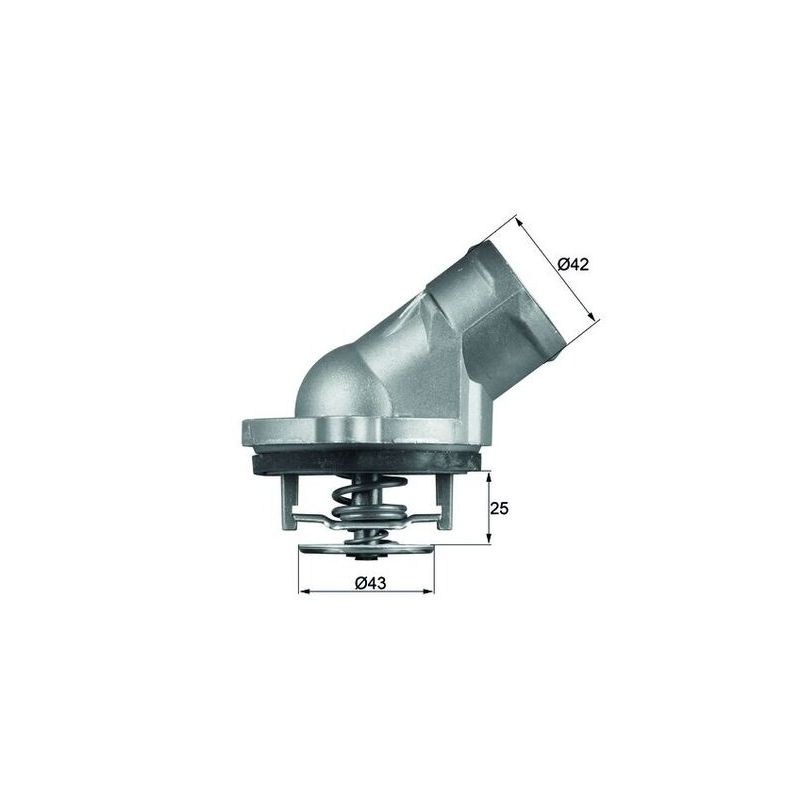 TERMOSTAT MAHLE TI4587D MERCEDES 2.4-5.0 95-15