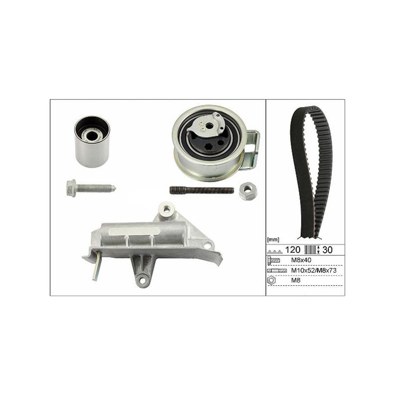 KOMPLET ROZRZĄDU INA 530017710 VW 1.9D 98-10