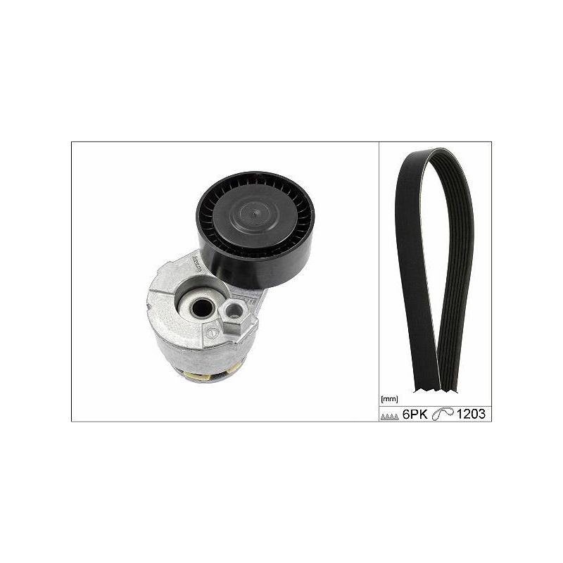 KOMPLET PASKA WIELOROWKOWEGO INA 529000910 RENAULT 1.5-1.6DCI 01-18