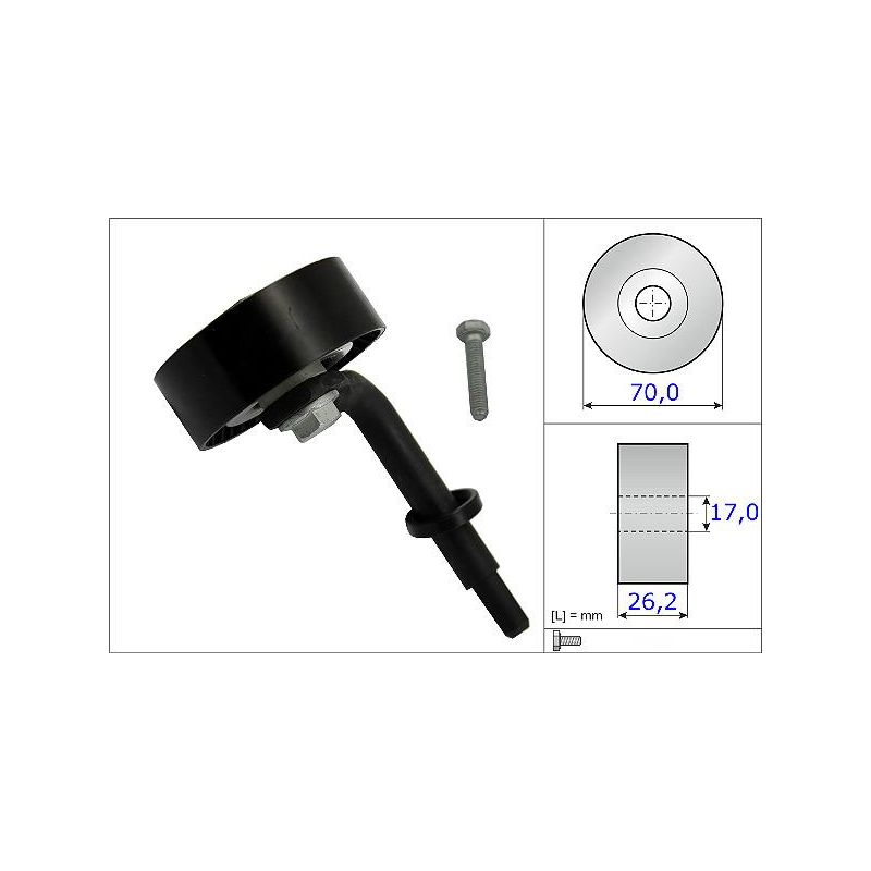 NAPINACZ PASKA INA 531078310 .KLI BMW 2.0-3.0 98-