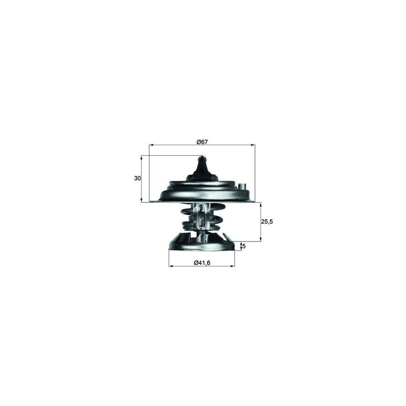 TERMOSTAT MAHLE TX2980D MERCEDES 2.3-3.0 86-01