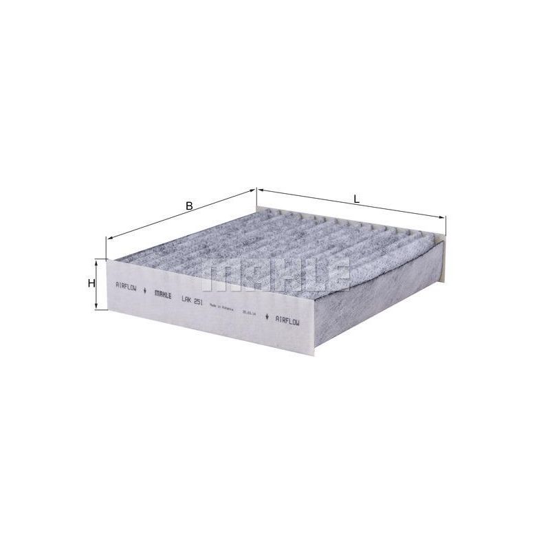 FILTR KABINOWY KNEHT LAK251 MITSUBISHI 0.7-1.5 03-12