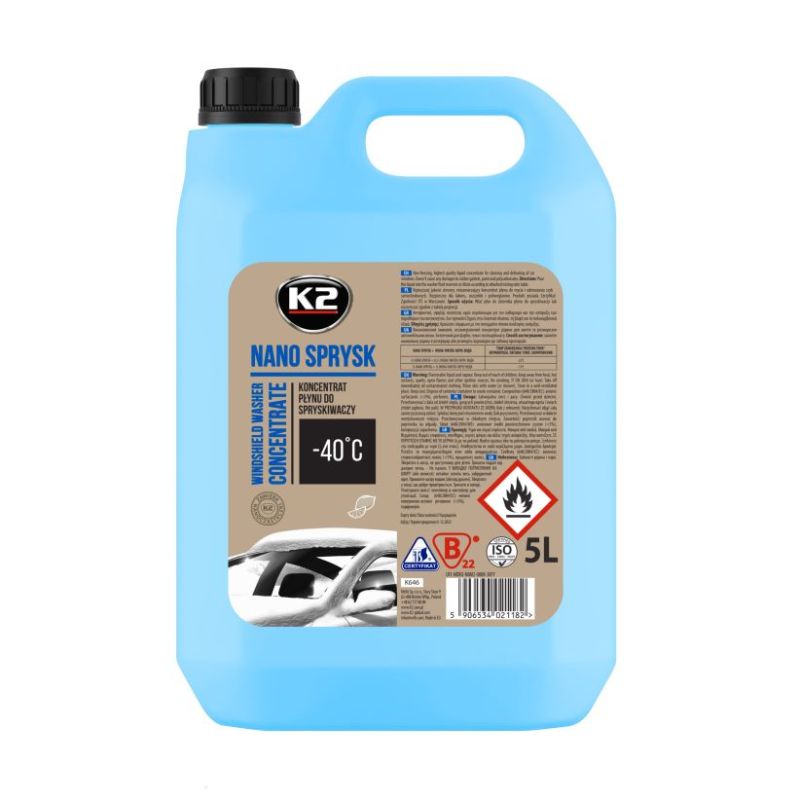 K2 NANO SPRYSK KONCENTRAT -40°C 5L K2 K646