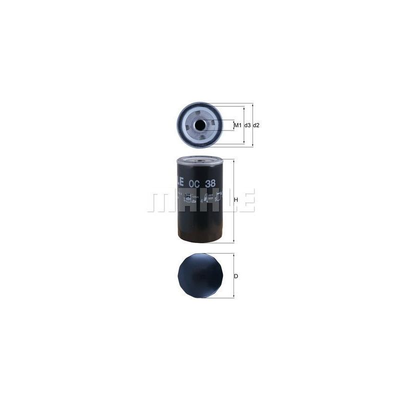 FILTR OLEJU KNEHT OC38 PERKINS 1006.6