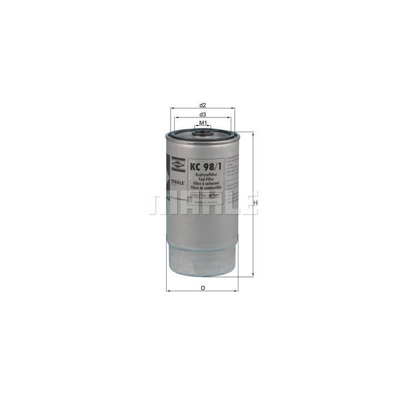 FILTR PALIWA KNEHT KC98/1 ILTR.PL BMW 1.7-3.9 95-03