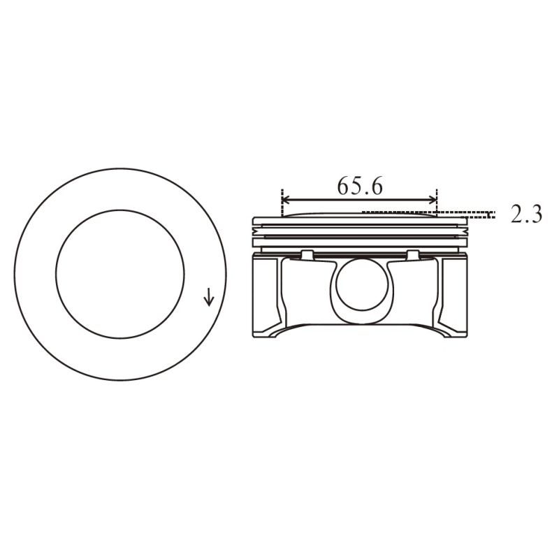 TŁOK MV PARTS P5680A STD CHRYSLER 5.7 09-
