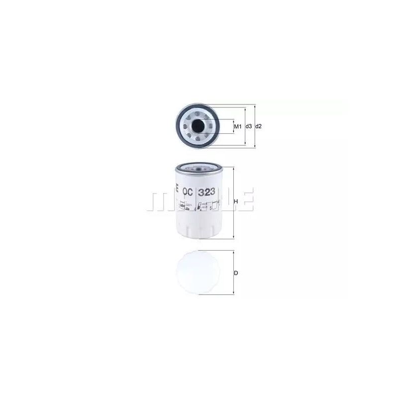 FILTR OLEJU KNEHT OC323 JAG 3.2-4.2 96-07