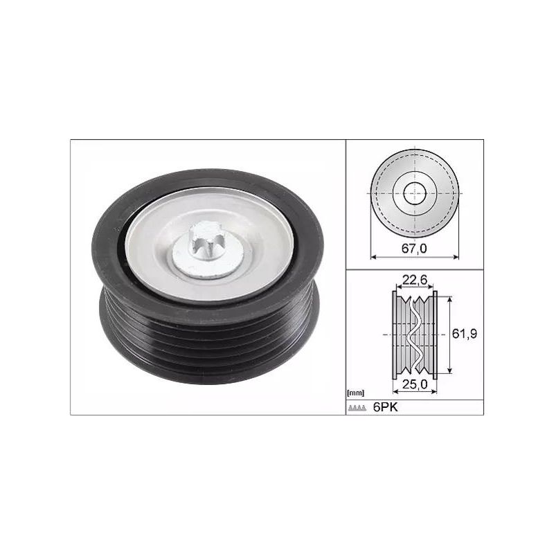 NAPINACZ PASKA INA 532086610 MERCEDES 2.5-5.5 04-15