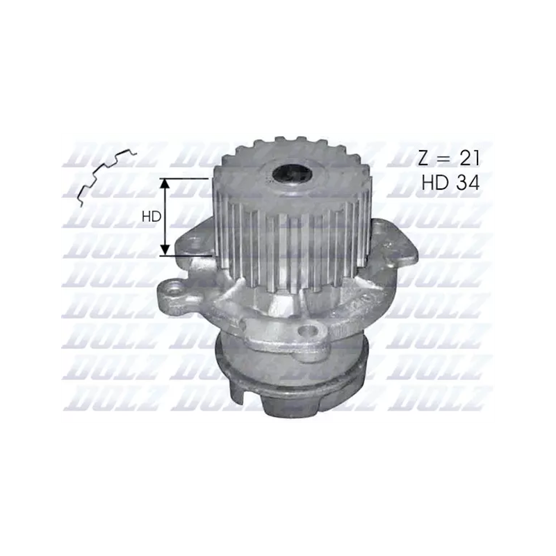 POMPA WODY DOLZ L124 LA 1.6-1.8 15-19