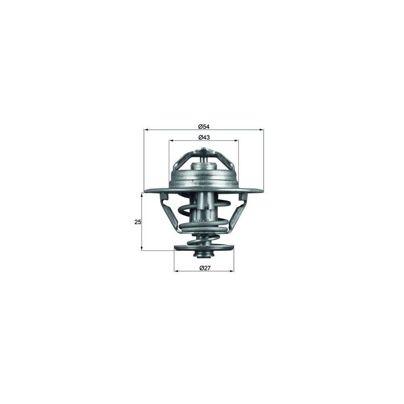 TERMOSTAT MAHLE TX9379D RENAULT 1.9-2.8 80-