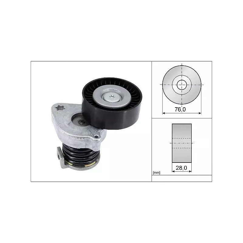 NAPINACZ PASKA INA 534037010 MERCEDES 1.6-1.8 02-