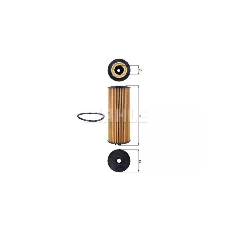 FILTR OLEJU KNEHT OX1162D MERCEDES 2.0-5.5 10-21