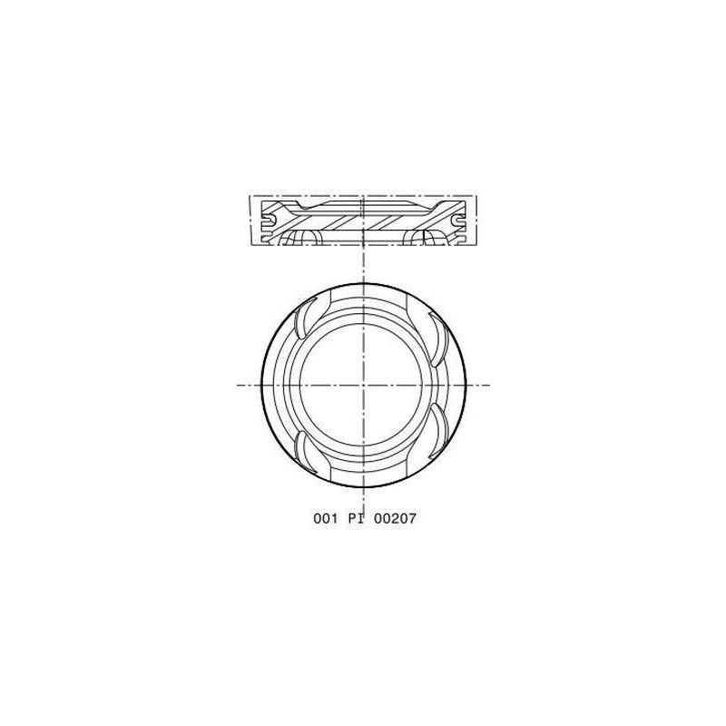 TŁOK MAHLE 001PI00207002 0.50 RENAULT 1.3TCE 18-