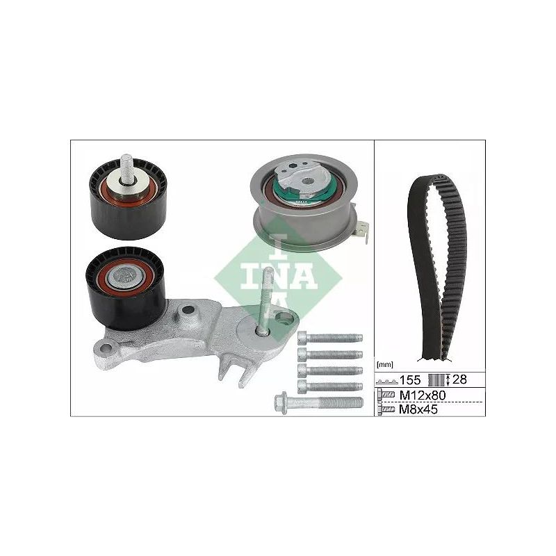 KOMPLET ROZRZĄDU INA 530076210 VOLVO 2.0D 13-