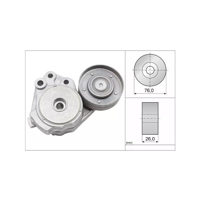 NAPINACZ PASKA INA 534037410 VW 1.4TSI 05-18