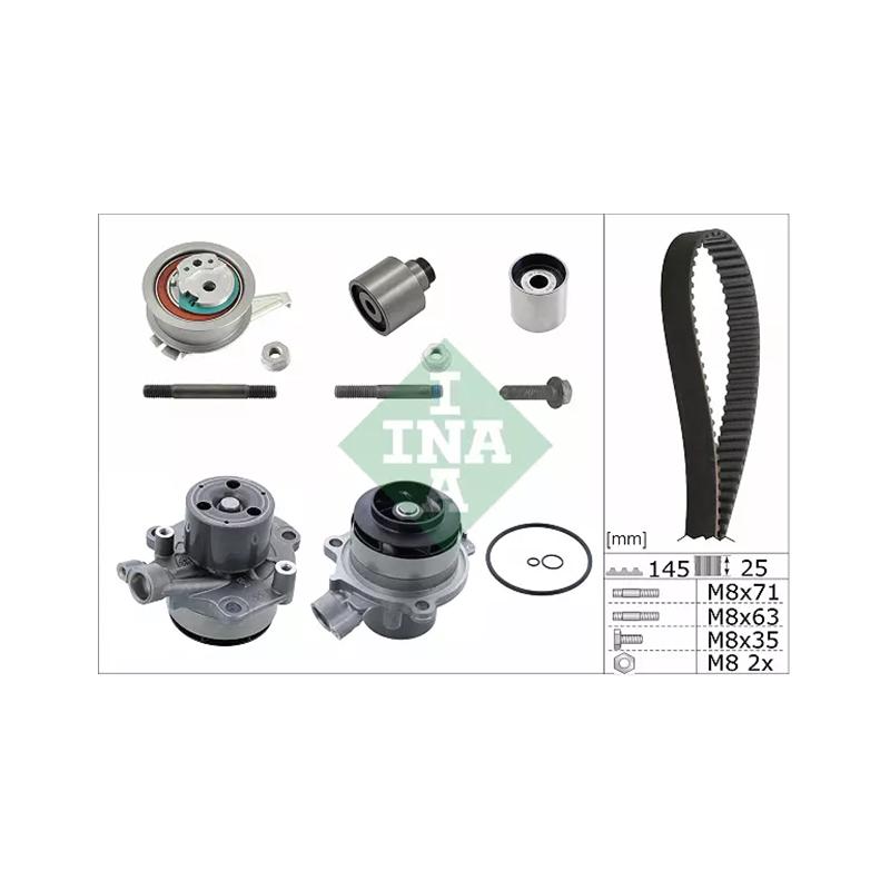 KOMPLET ROZRZĄDU INA 530065032 VW 1.6-2.0D 13-19
