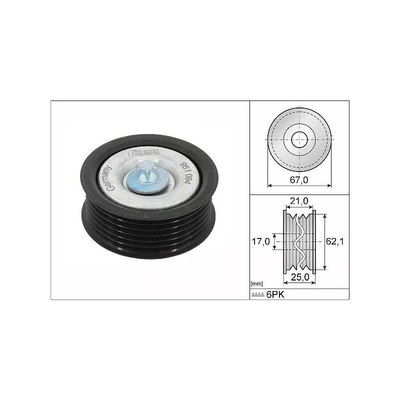 NAPINACZ PASKA INA 532062910 MERCEDES 1.8 07-16