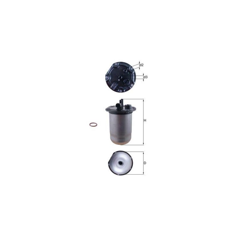 FILTR PALIWA KNEHT KL1132D ILTR.PL NS/R 1.6-2.5I 07-21