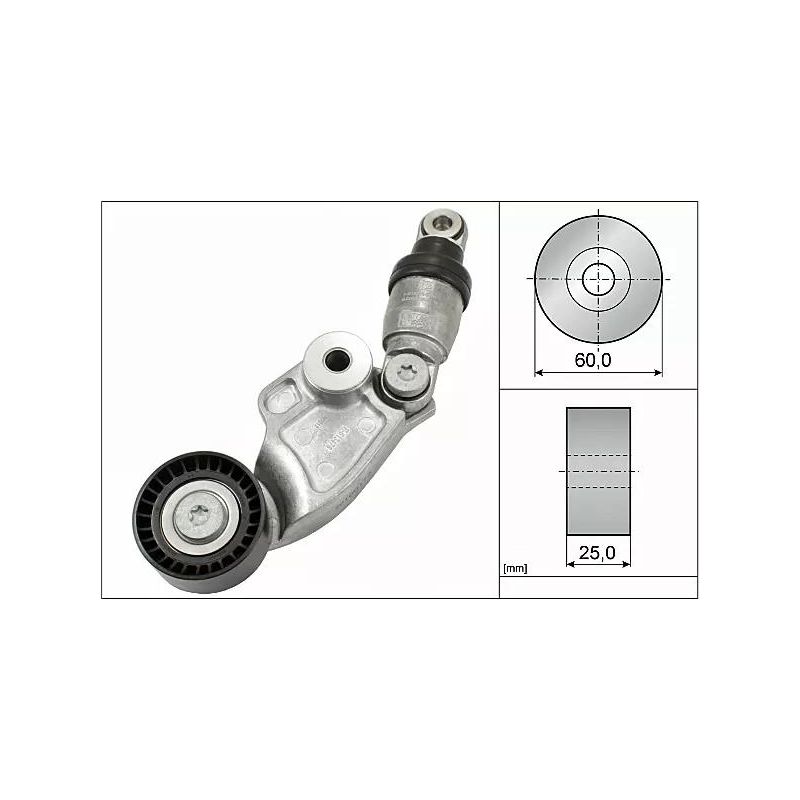 NAPINACZ PASKA INA 533012810 MAZDA 2.2D 12-18