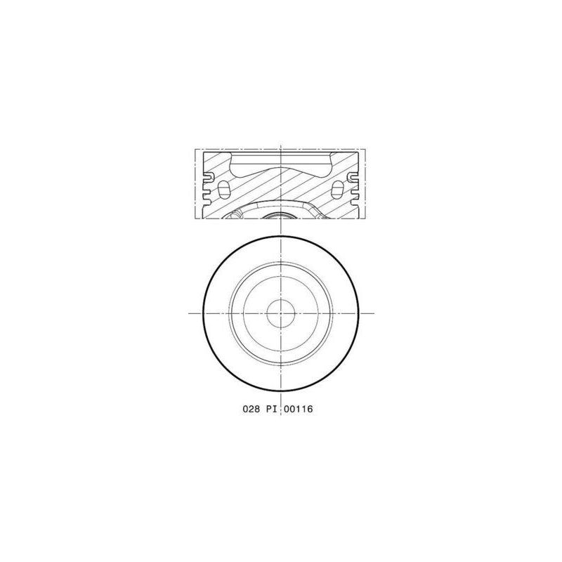 TŁOK MAHLE 028PI00116001 0.25 VW 2.0TDI 07-