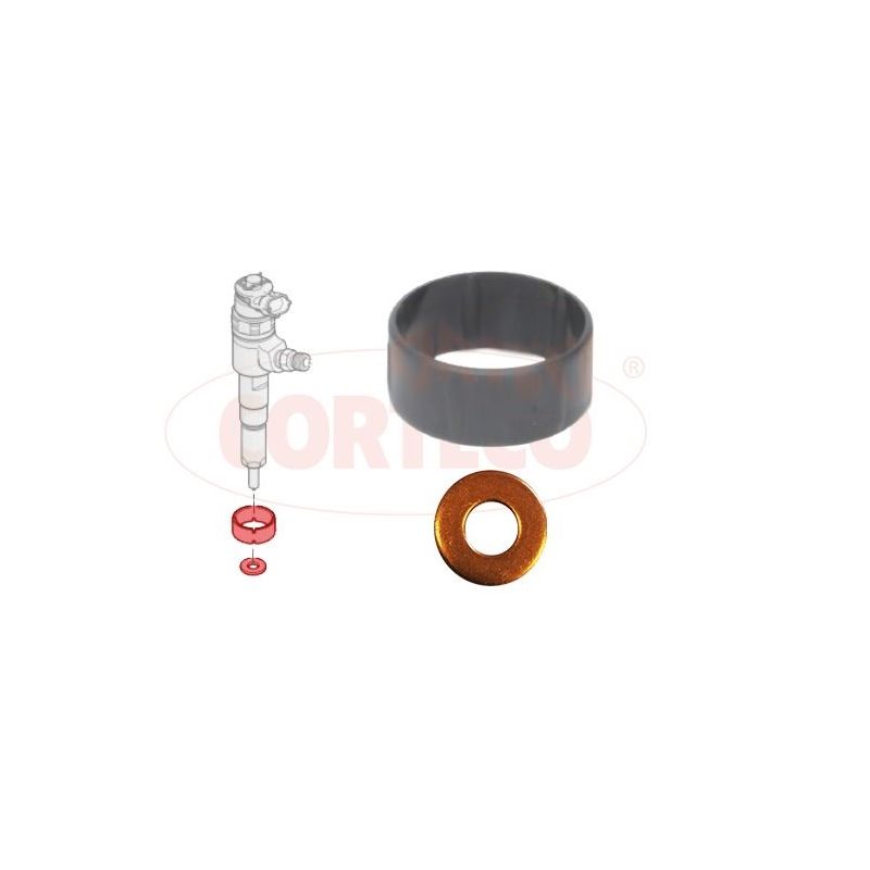 KOMPLET USZCZELEK WTRYSKIWACZA COR 49445012 PSA 1.4HDI 01-
