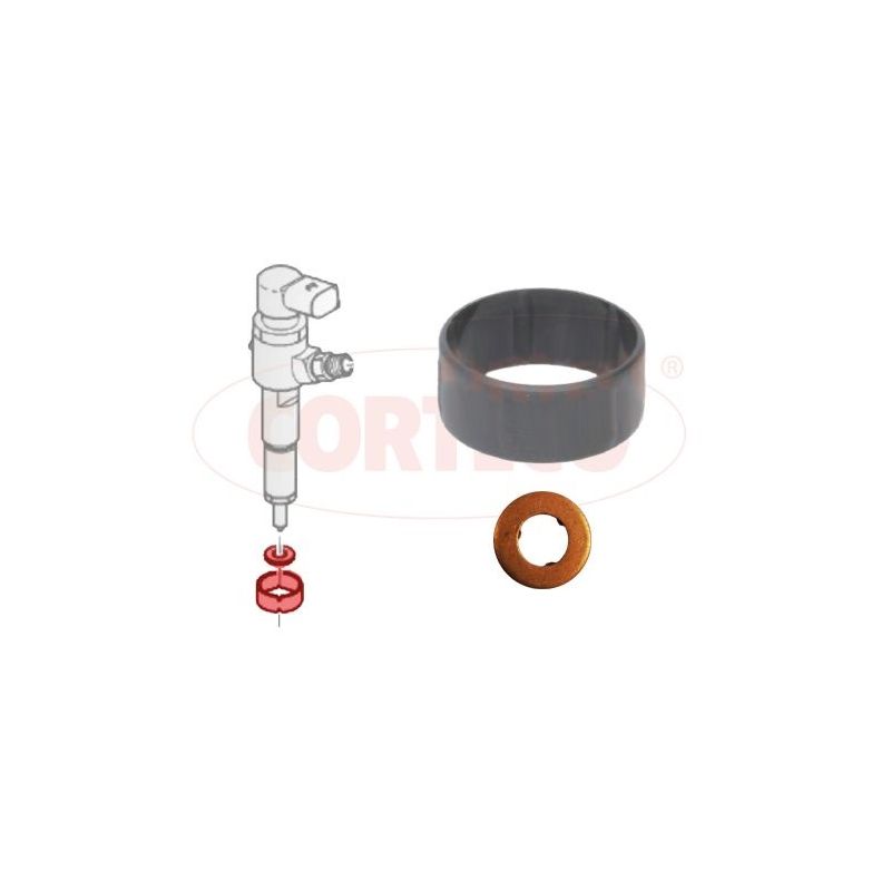 KOMPLET USZCZELEK WTRYSKIWACZA COR 49445013 PSA 1.4HDI 01-