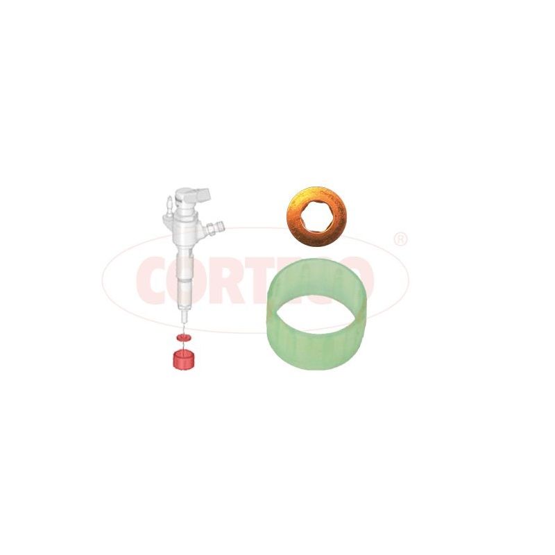 KOMPLET USZCZELEK WTRYSKIWACZA COR 49445015 PSA 1.6HDI 08-
