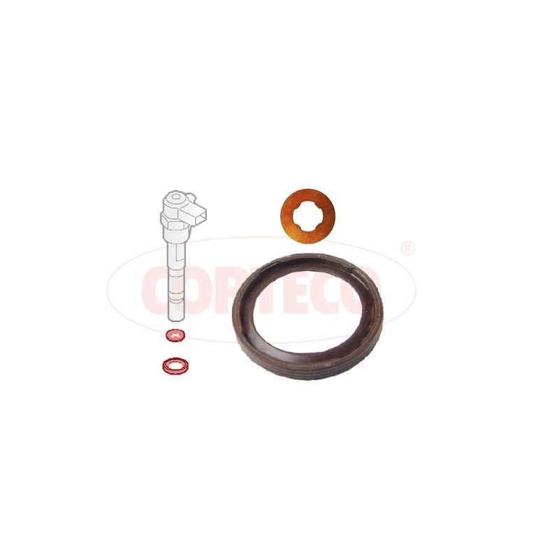 KOMPLET USZCZELEK WTRYSKIWACZA CORTECO 49445016 FIAT 1.3JTD 03-