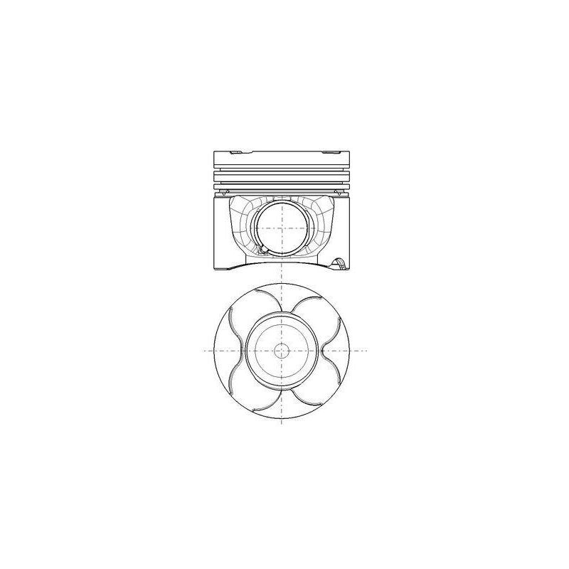 TŁOK MAHLE 037PI00151002 0.40 VOLVO 2.0D 07-