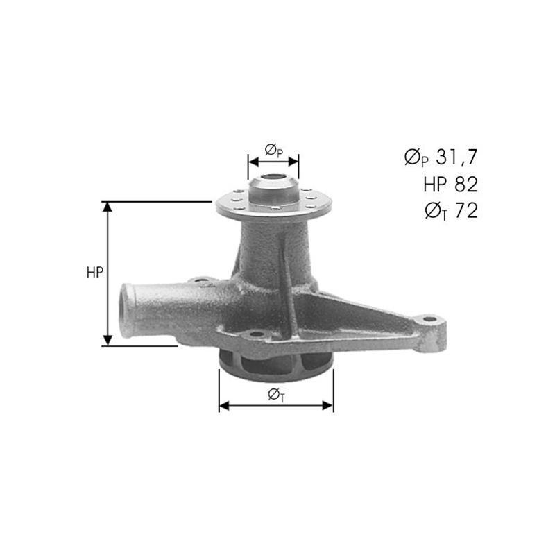POMPA WODY DOLZ A123 MG 18G