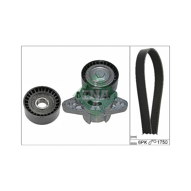KOMPLET PASKA WIELOROWKOWEGO INA 529016410 RENAULT 1.4-1.6 97-12
