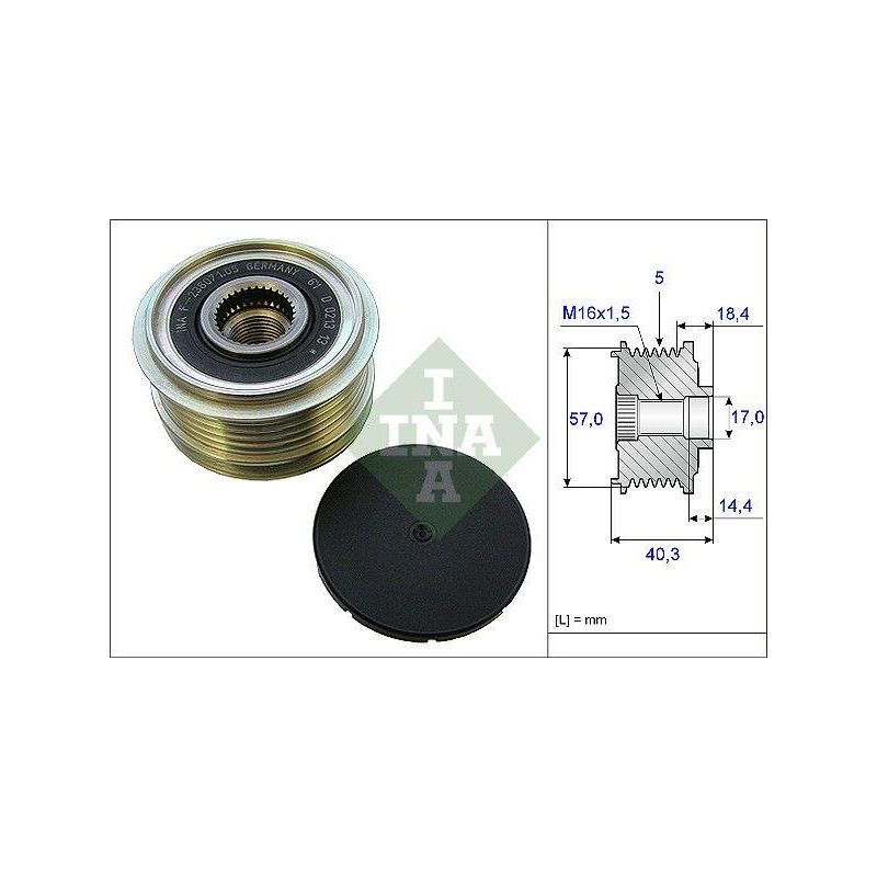 SPRZĘGŁO KIERUNKOWE INA 535018710 HYUNDAI 1.5-1.7 05-19